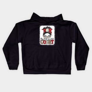 My heart is on that court Volleyball Leopard Volleyball Mom Kids Hoodie